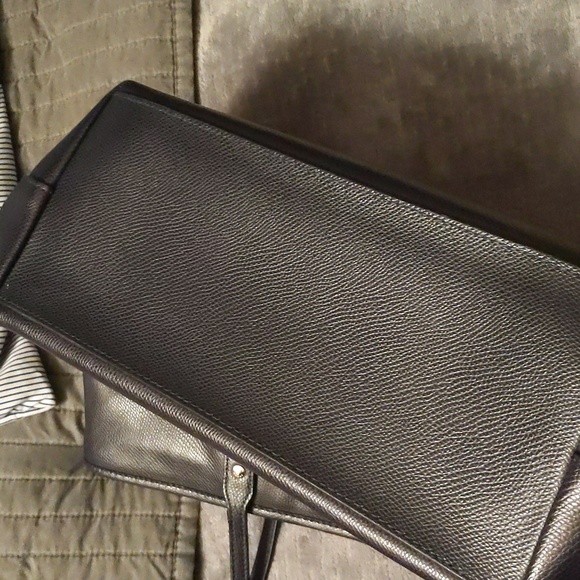 Coach Navy Blue Tote bag with gold hardware - Picture 3 of 13